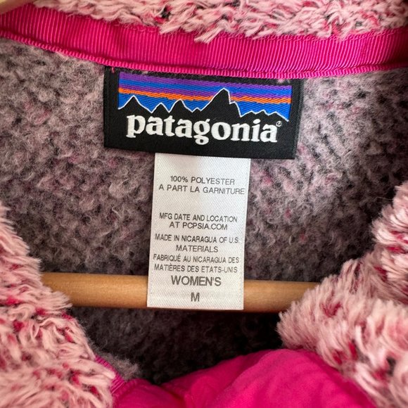 PATAGONIA re-tool snap-t pullover special limited edition cupcake pink size M - Picture 3 of 8